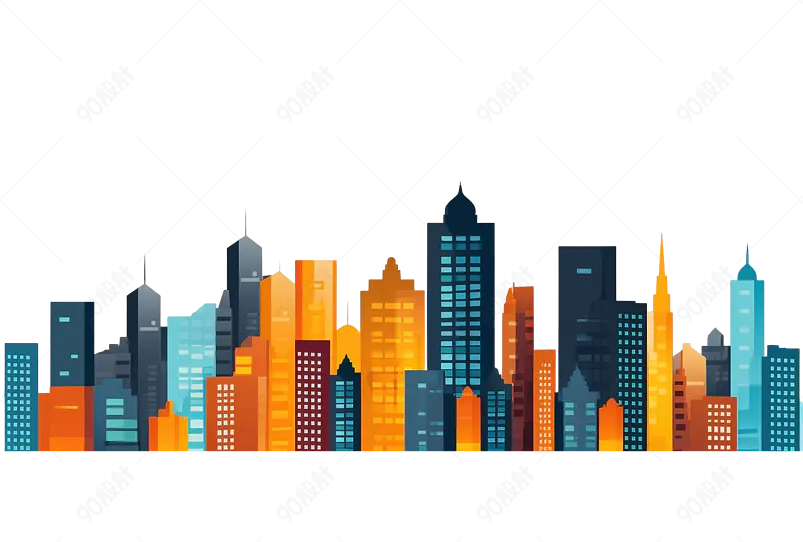 楼房大楼建筑楼剪影
