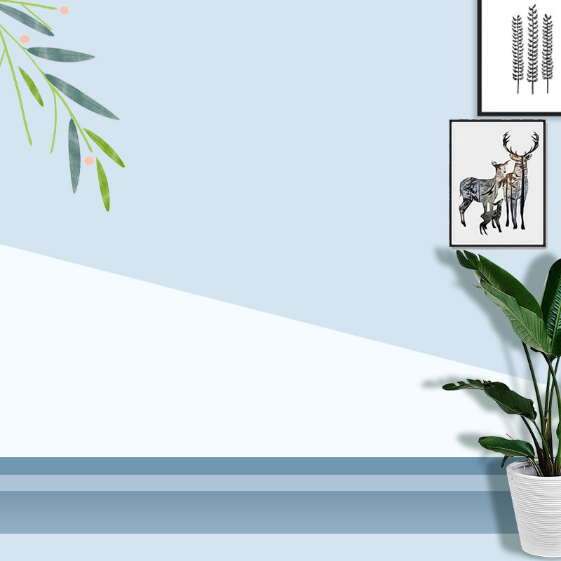 清新简约空间立体感主图背景