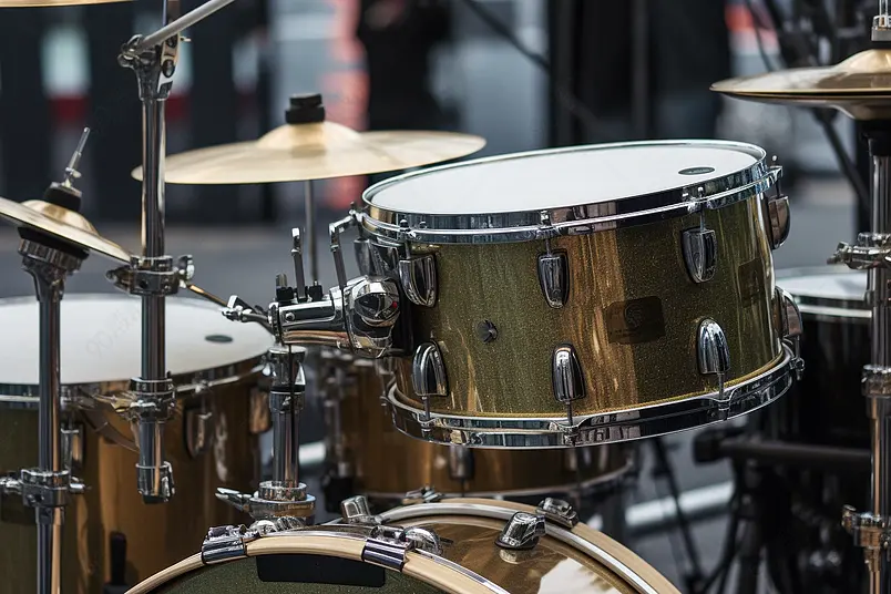 乐器架子鼓玩摇滚音乐背景图