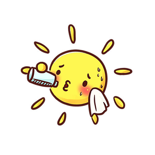 手绘太阳动漫