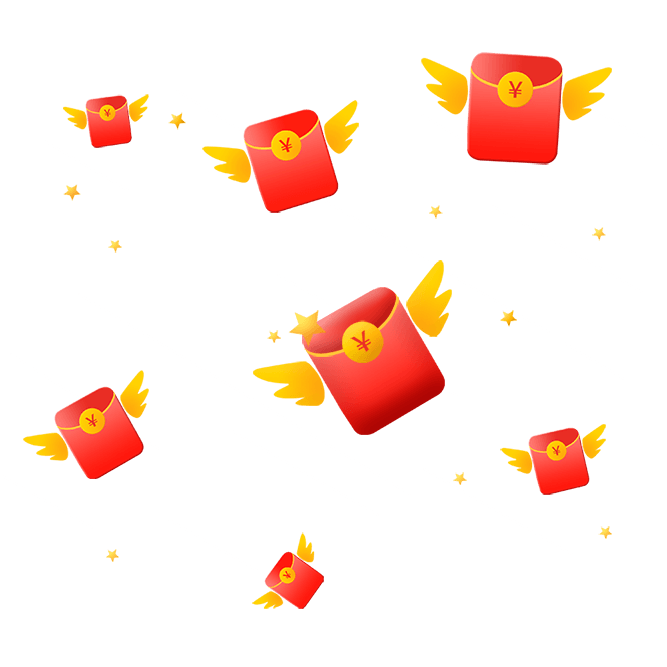 双十一红包雨狂欢购物节PNG