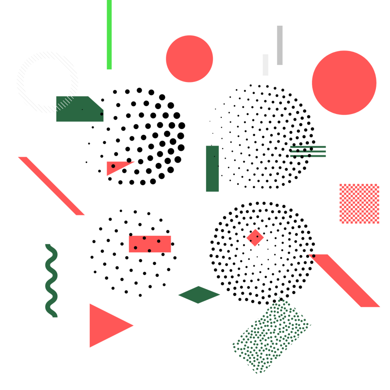 孟菲斯风格时尚潮流几何点线面背景底纹素材