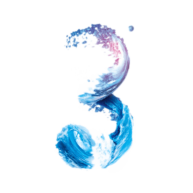 数字3个性的免抠素材