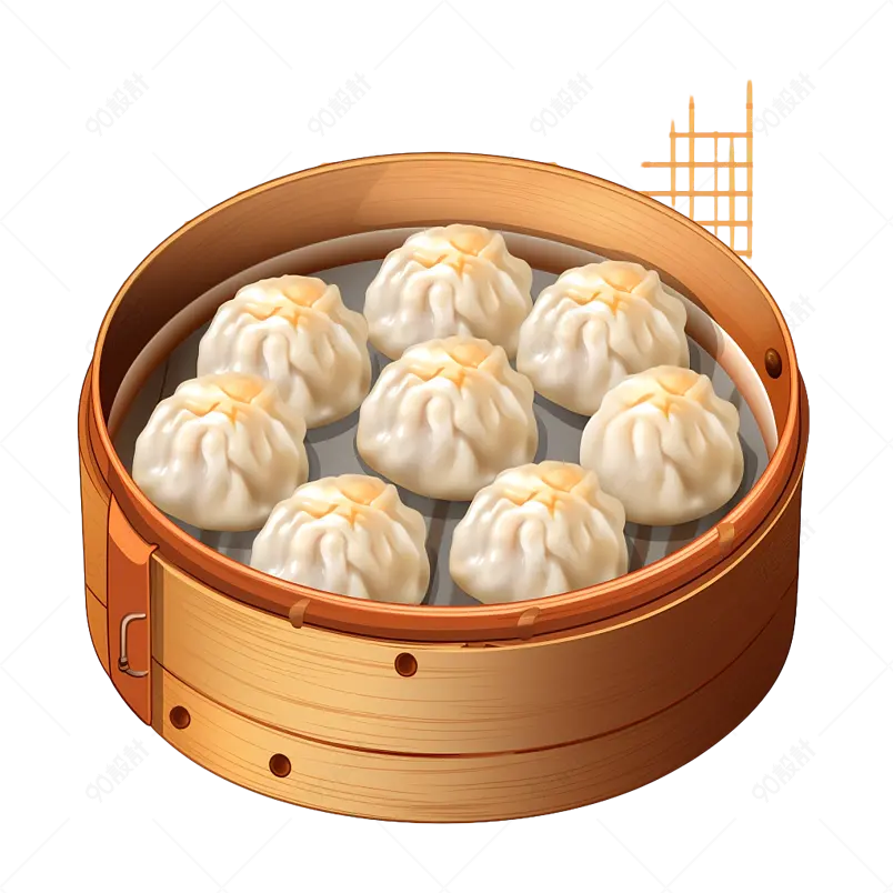 传统小吃灌汤包小笼包
