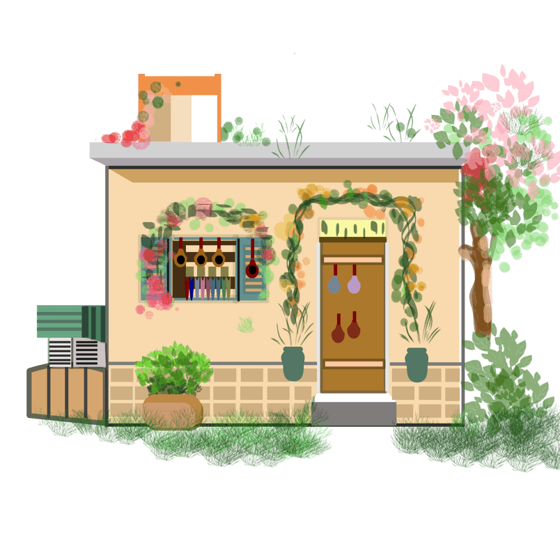 千库原创插画类小房子
