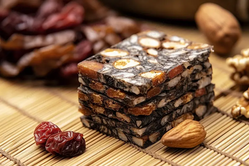 滋补养生食品阿胶糕的外观