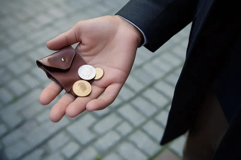 清晰的摄影图高清的图片海报设计背景广告设计素材元素商业男士钱包空空特写