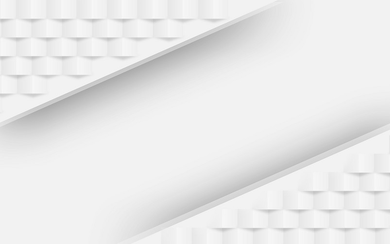 剪纸风简约纯白PPT背景