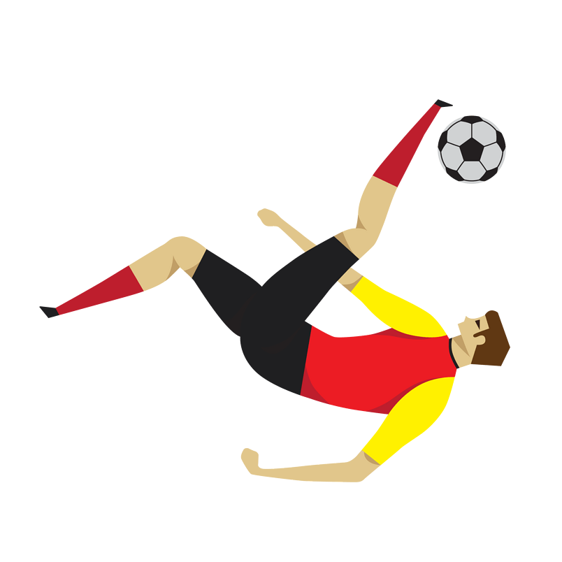 卡通足球世界杯赛事