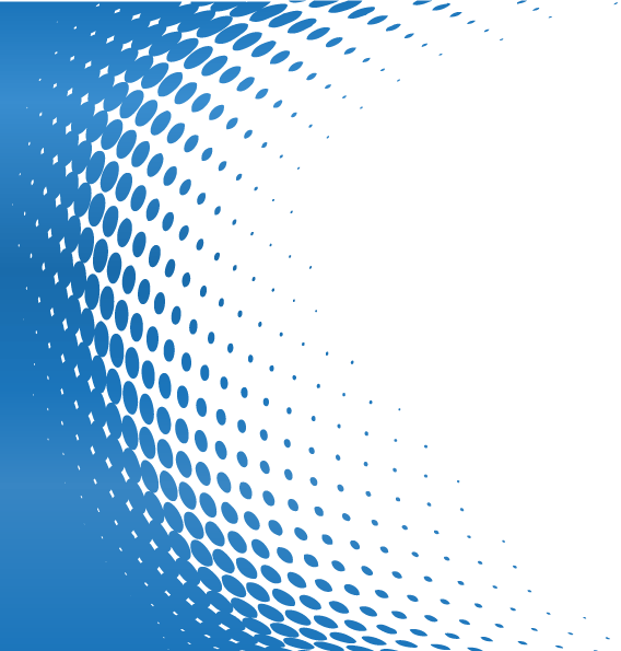 蓝色波点几何边框