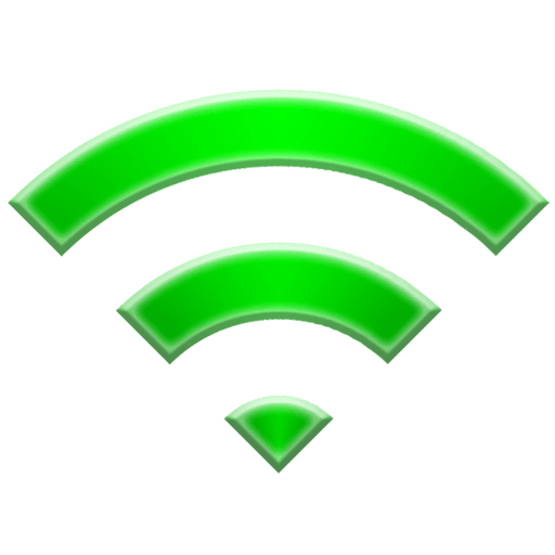 绿色wifi标志