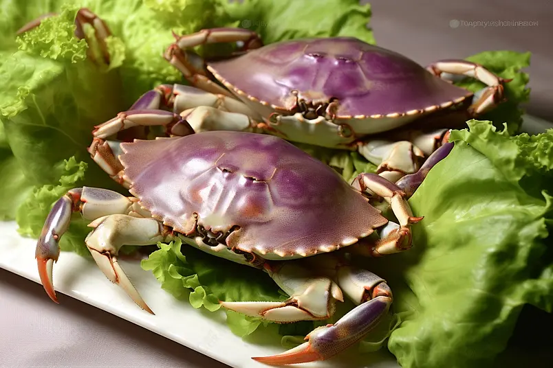 梭子蟹海鲜螃蟹大闸蟹美味