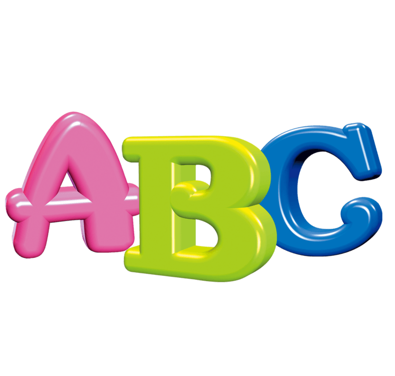 字母ABC艺术字免扣素材图片