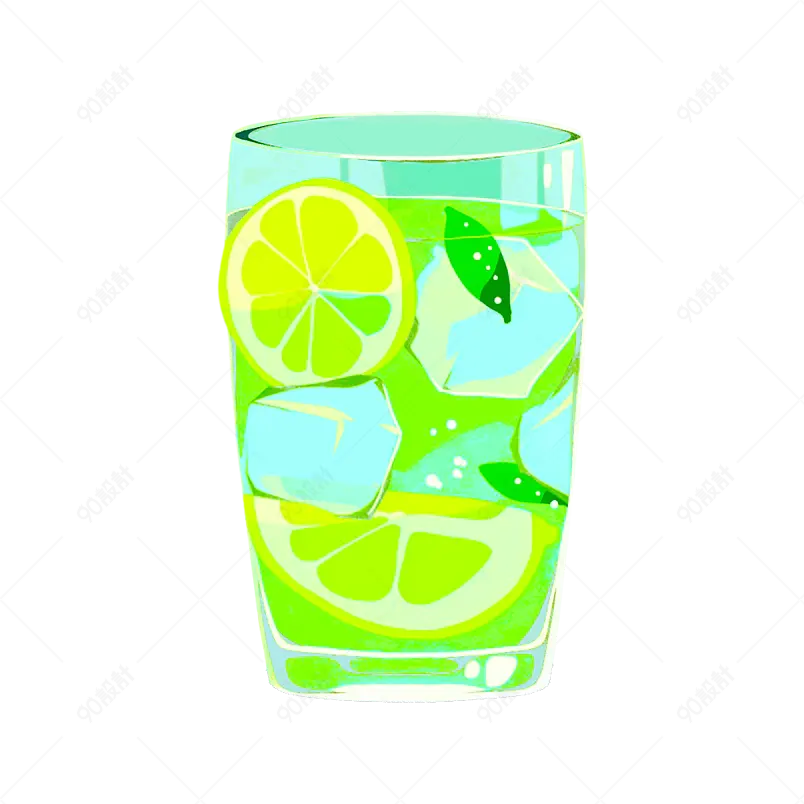 夏日多巴胺甜酒果酒调酒果汁酒水夏季烧烤搭档莫吉托鸡尾酒气泡水元素