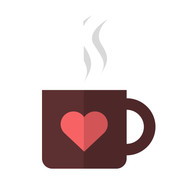 爱心杯子