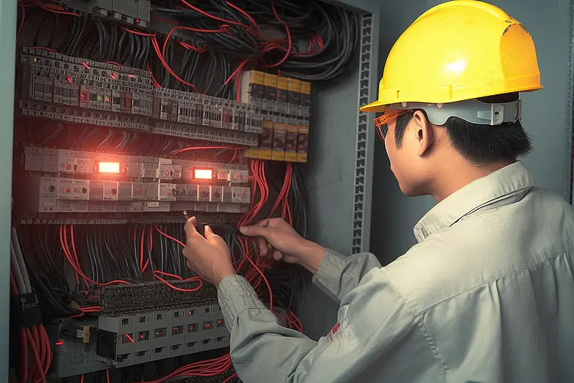 图片海报设计背景广告设计素材元素电工维修电箱