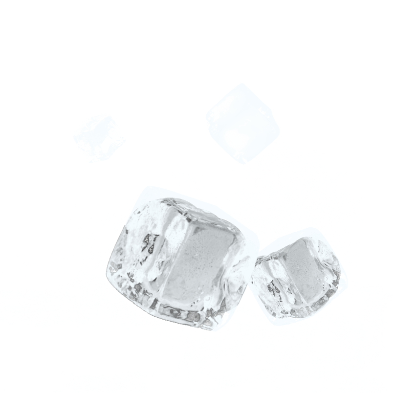 清新冰块冰晶元素