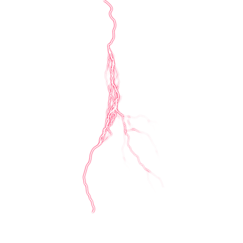 彩色闪电光束元素