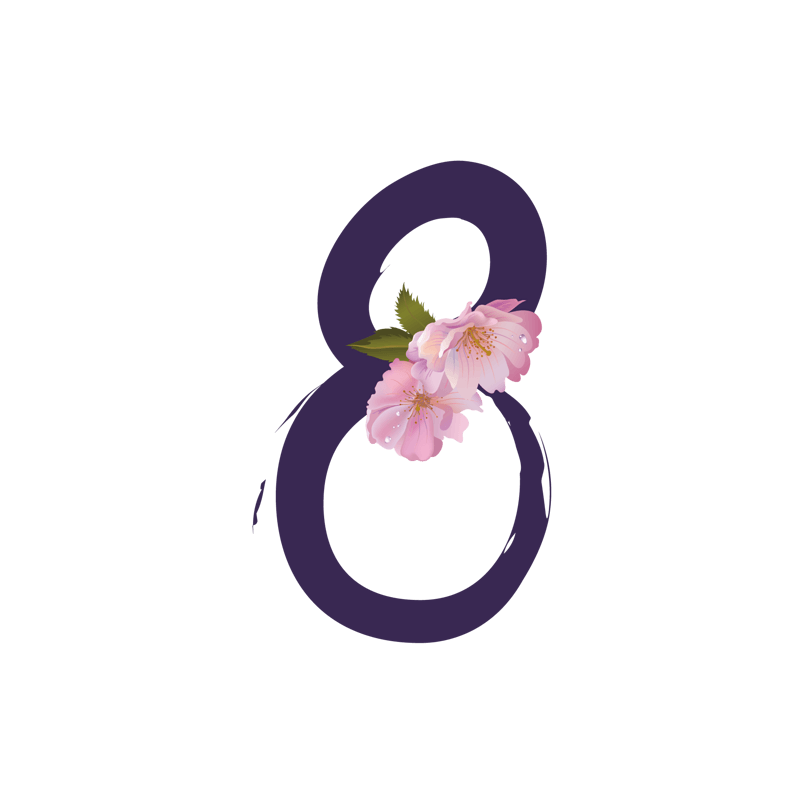 艺术数字8设计 