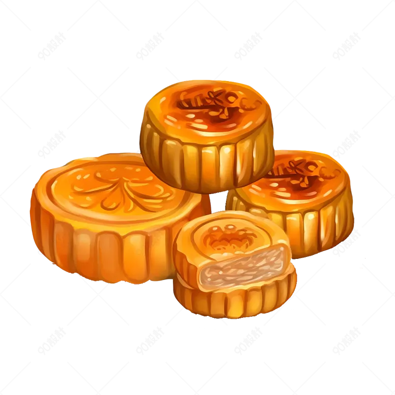 中秋佳节团圆节美味的月饼