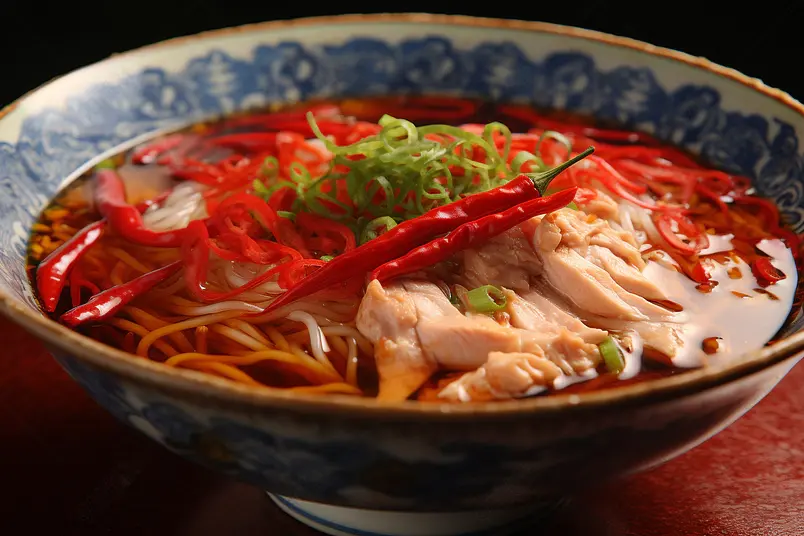 图片电商产品拍摄美食美味食物一碗香辣的沸腾鱼