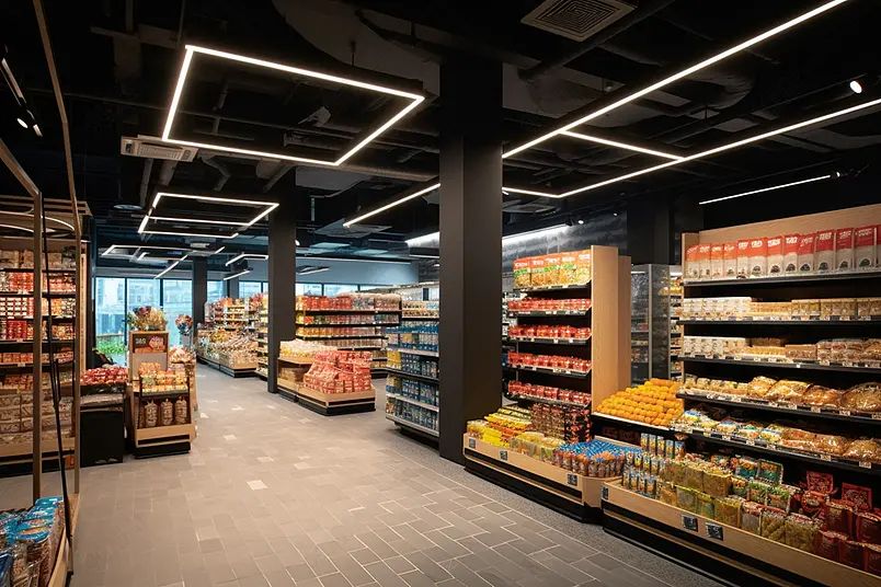 商场超市大卖场场景市场商品