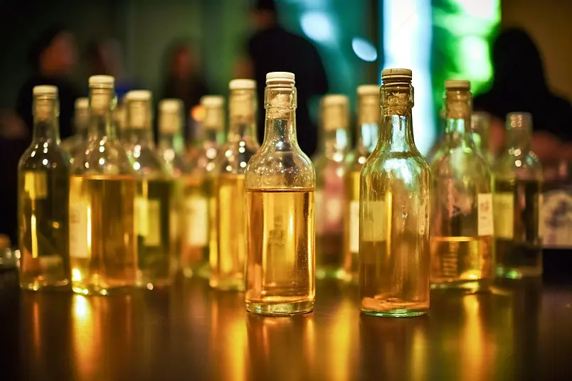 啤酒夏天的清凉冰块扎啤摄影图