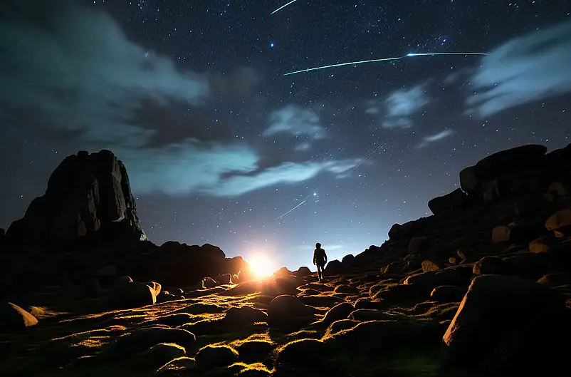 罗马尼亚夜晚的星空