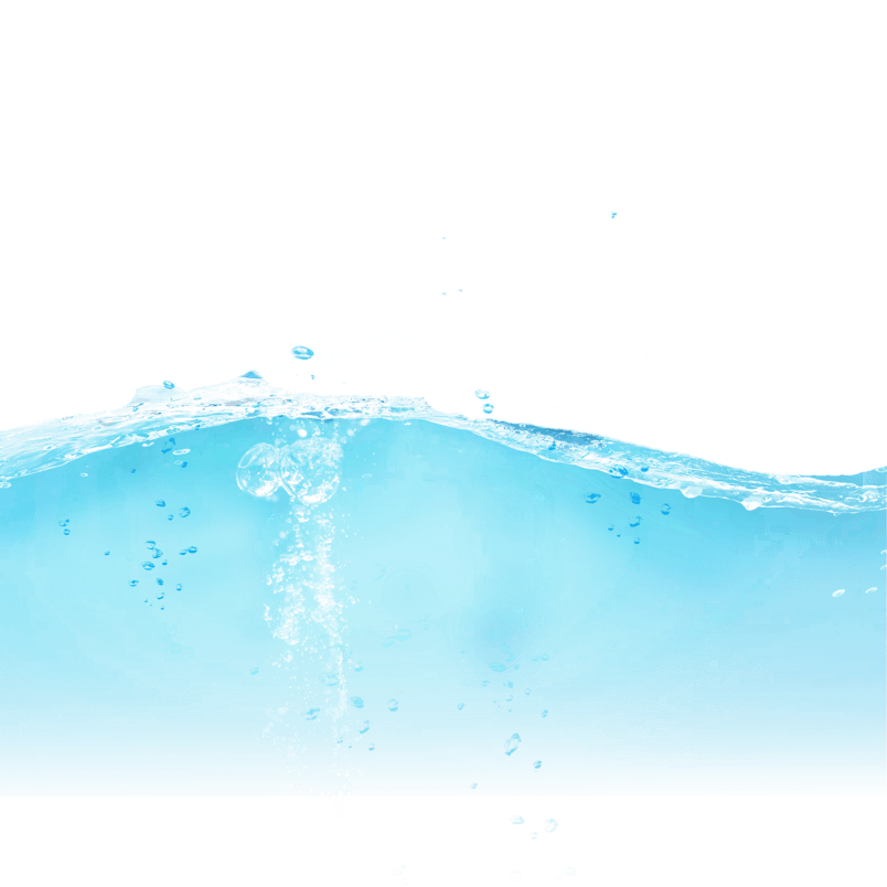 蓝色水花水滴水纹元素