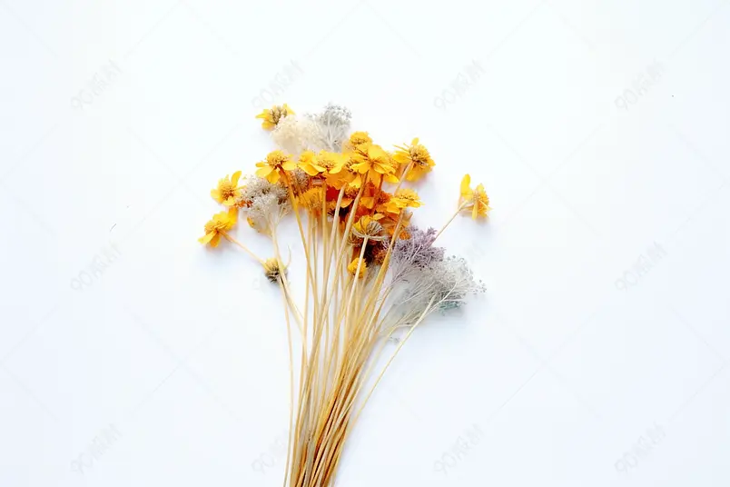 小花碎花文艺人物海报背景图
