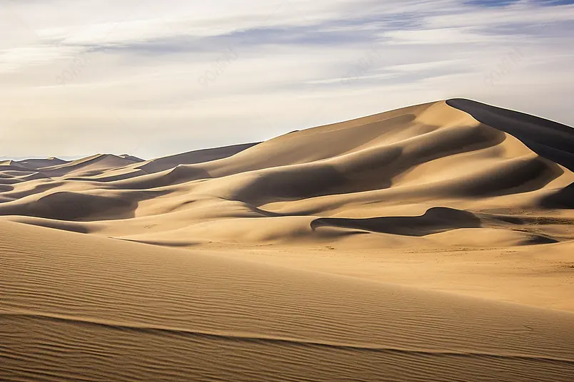 海报设计背景广告设计素材元素黄色宽阔的沙漠风光白色的天空