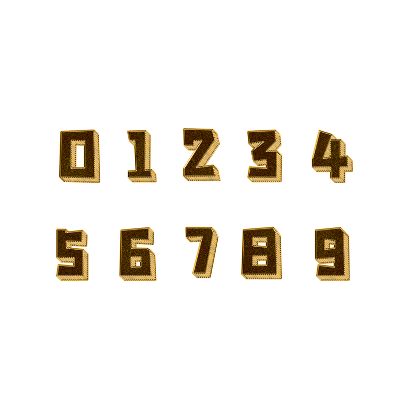 数字大气创意以艺术字