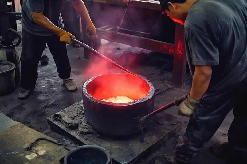 清晰的摄影图高清的图片海报设计背景广告设计素材元素传统技艺章丘铁锅锻打锻造