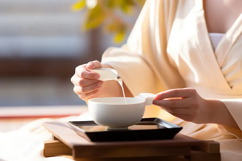 茶艺师倒茶