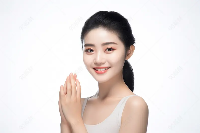 清晰的摄影图高清的图片海报设计背景广告设计素材元素年轻美女美容护肤面部护理