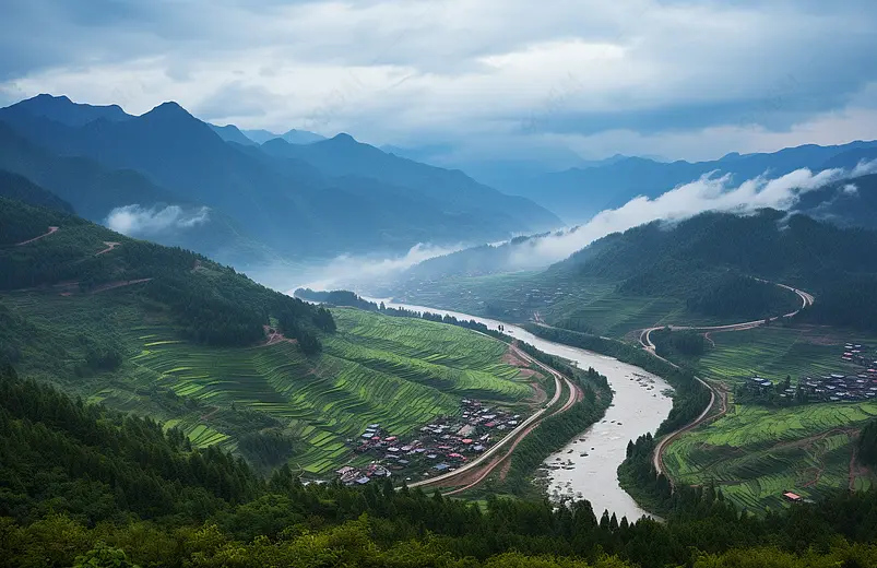 云龙太极八卦村
