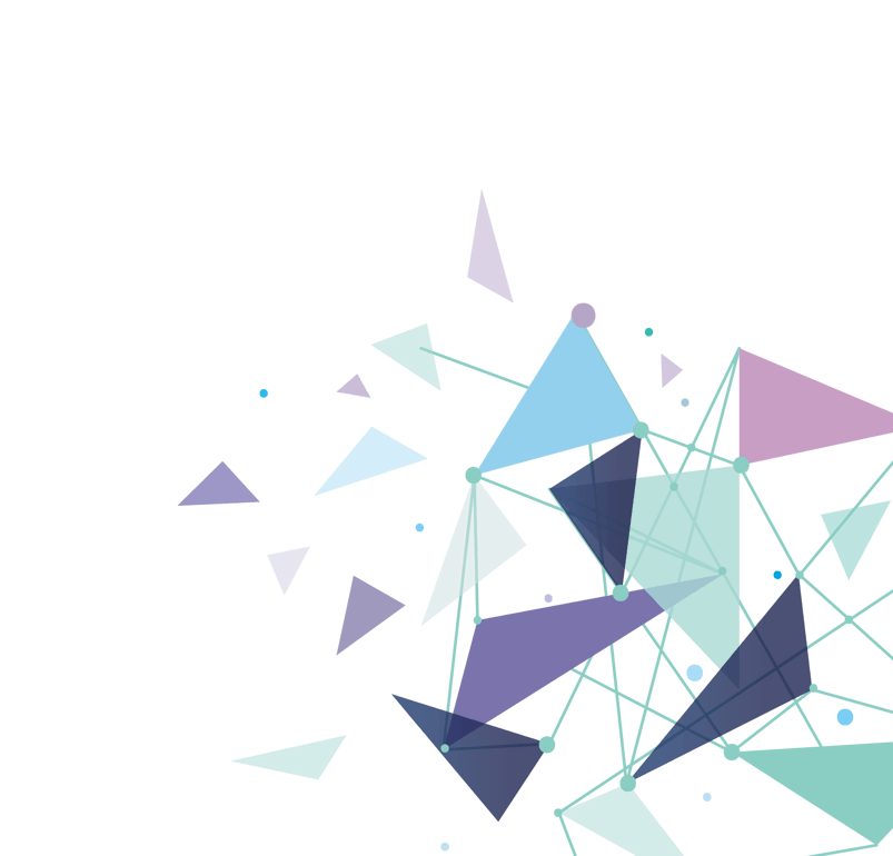 科技感炫酷不规则几何圆点线条