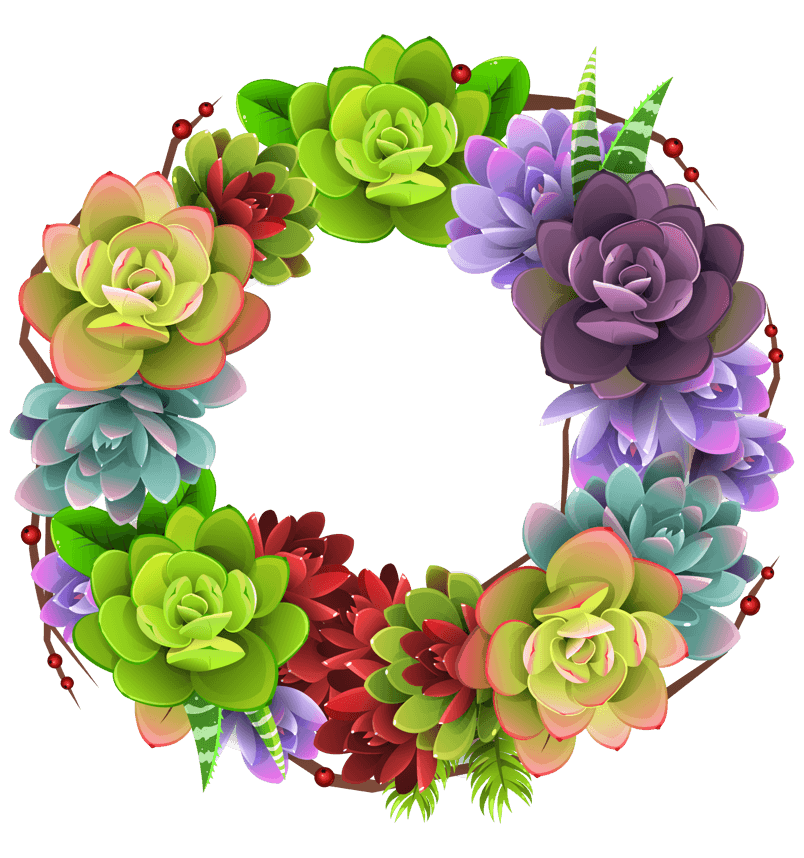 花环花圈图框