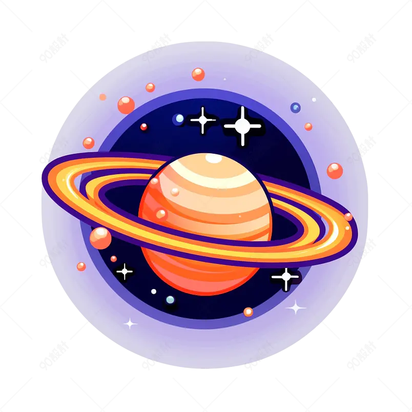 mbe风格外太空星球元素
