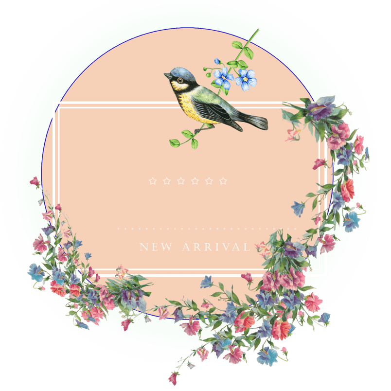 田园风新品上市标签