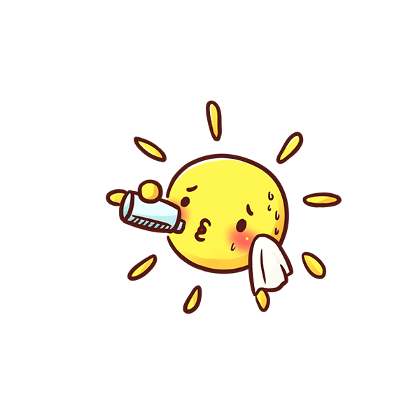 可爱金色太阳