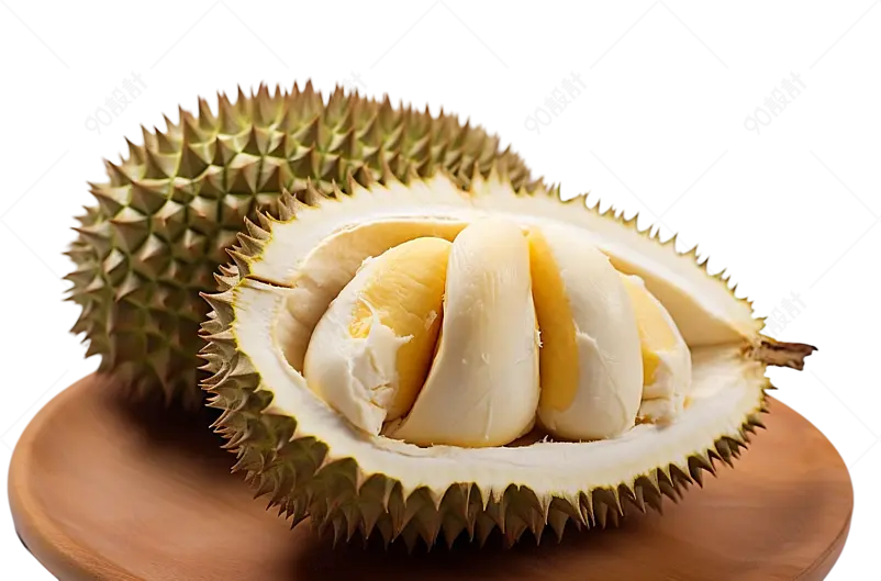 榴莲进口的金黄色金枕头榴莲