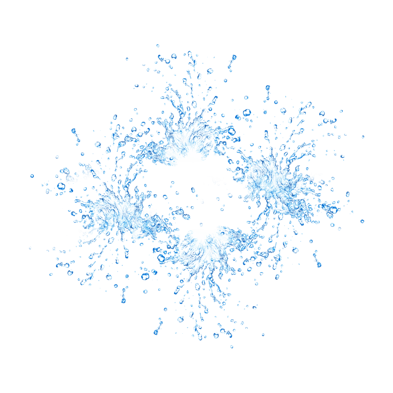 水真实水花水飞溅效果水效果