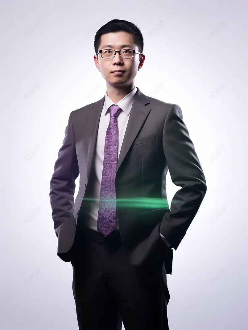 职业装管理者职业男性商务海报人物素材