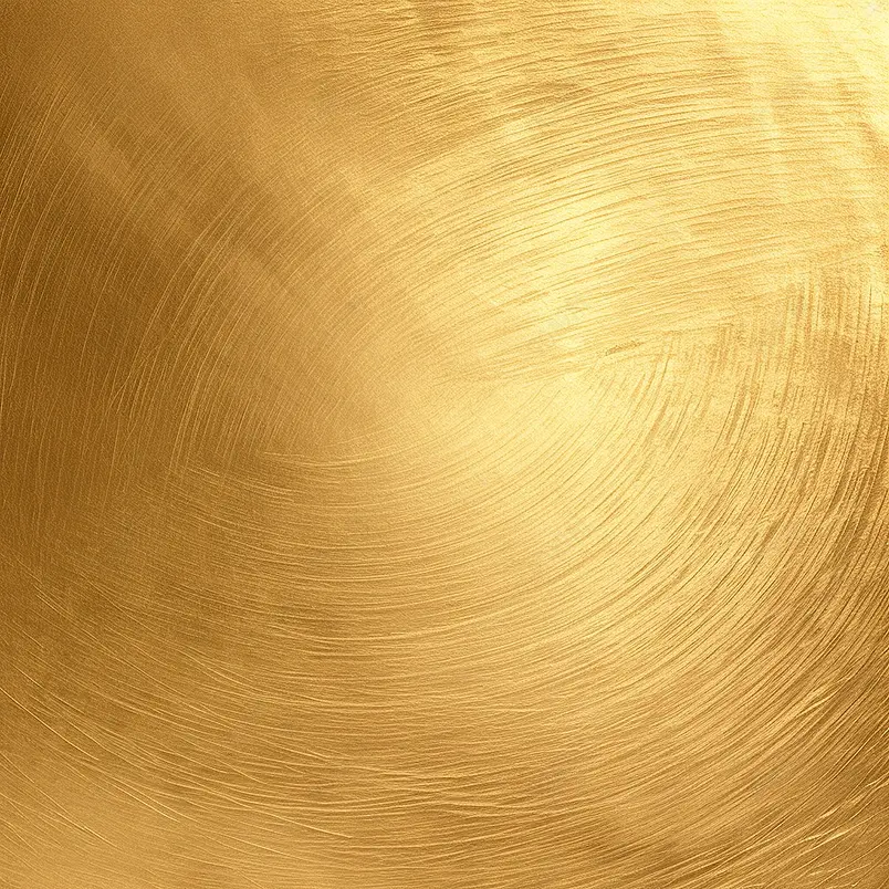 金色抛光金属质感