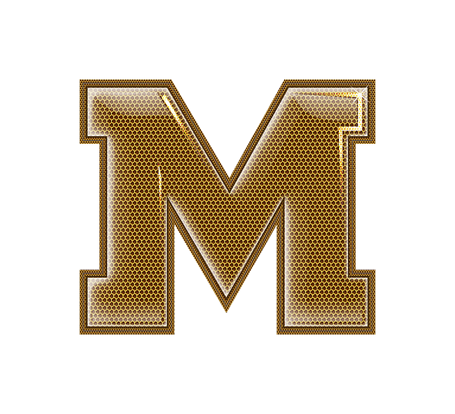 金属网字母M