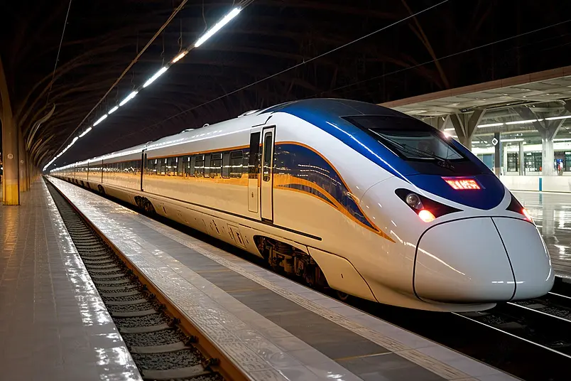 设计素材元素高铁动车列车头