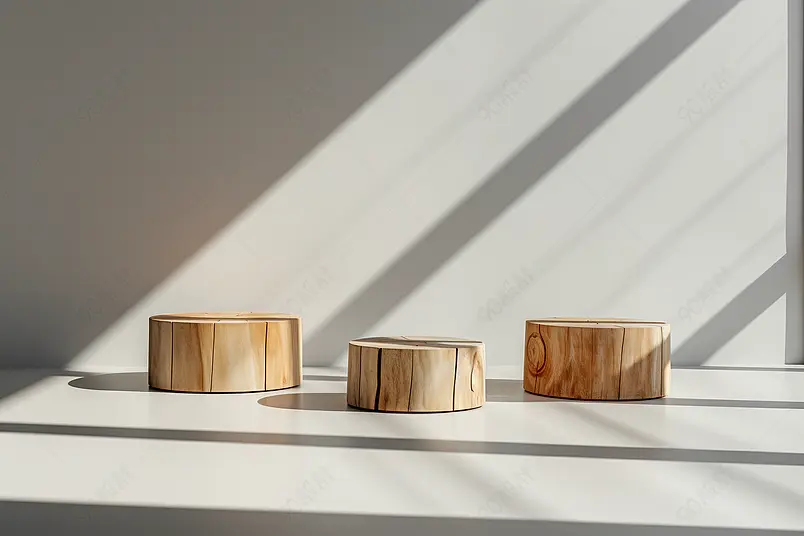 几何简约展台