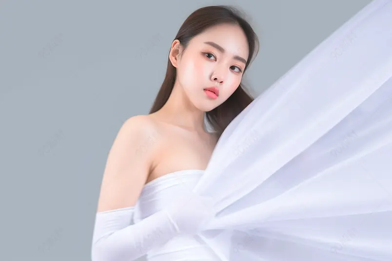 海报设计背景广告设计素材元素瘦身形体与丝绸