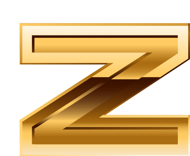 金属质感设计字母Z